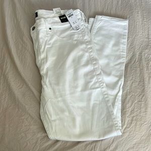 Abercrombie White High Rise Jeans
